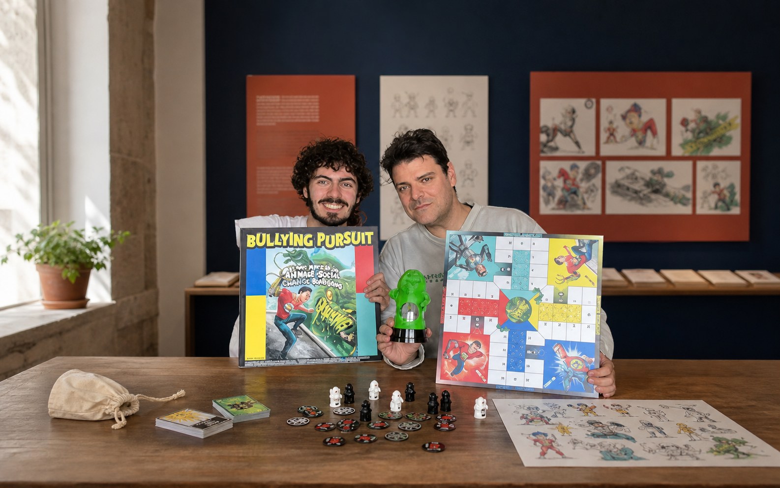Los creadores de Bullying Pursuit presentan el tablero y sus piezas